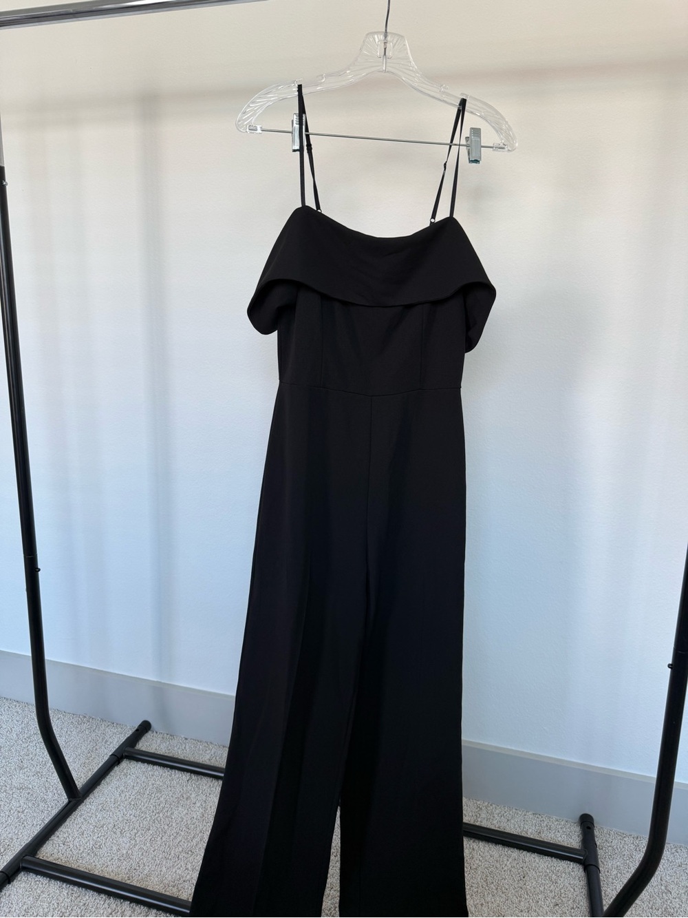 Black Off-Shoulder Jumpsuit